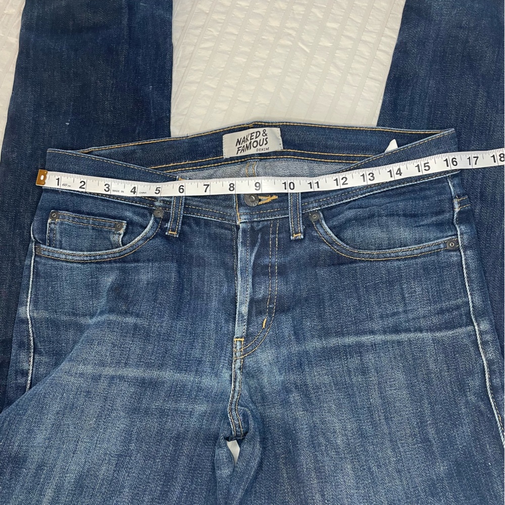Naked & Famous Weird Guy 13.5 oz Selvage Denim jeans - Picture 8 of 14